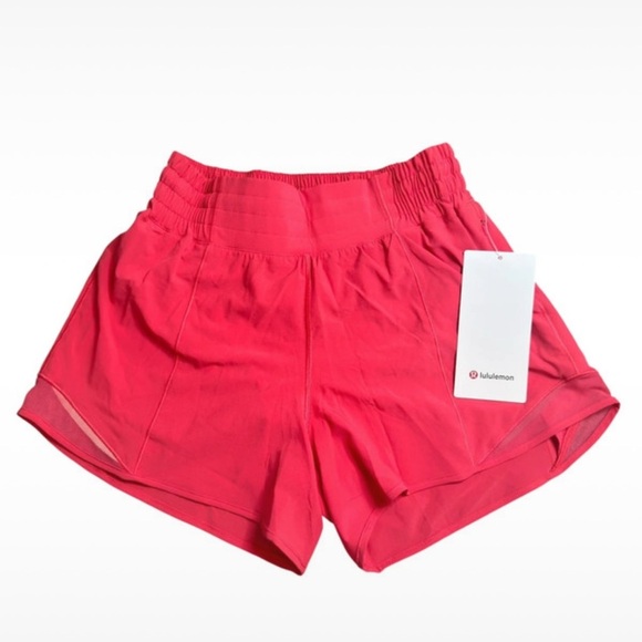 lululemon athletica Women's Glazed Pink Athletic Shorts - Picture 1 of 4